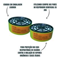 Filtro Rc 203 Par Para Mascara Cg306 Carbografite