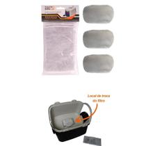 Filtro Refil Para Banheiro Toalete Durapets Kit C/ 3 Unidades