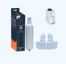 Filtro refil para purificador bebedouro compatível com colormaq + torneiras branca premium