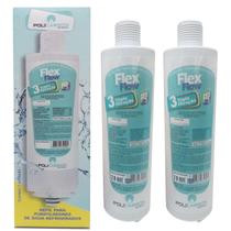 Filtro Refil Purificador Água Libell Acqua Flex Press 2Un - Policarbon