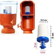 Filtro Refil Talha Barro Vela Cerâmica Bebedouro Gravidade Filtro Refil Talha Barro Vela Cerâmica Bebedouro Gravidade