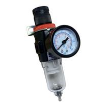 Filtro Regulador Ar Compressor 1/4 C Manômetro E Suport SS3 Filtro Regulador Ar Compressor 1/4 C Manômetro E Suport SS3