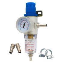 Filtro Regulador Ar Comprimido Branco 1/4 C/ espigão e abraçadeira PN AFR2000BCO