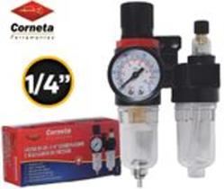 Filtro Regulador De Ar Para Compressor 1/4 Com Manometro - Corneta 7896980460063