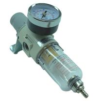 Filtro regulador de pressão com manometro p/ compressor / cadeira odontológica e/s rosca 1/4 bsp