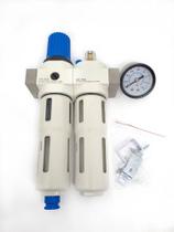 Filtro Regulador + Lubrificador Com Manômetro 1/4 - 16 Bar