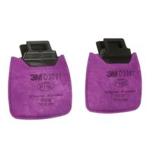 Filtro respiratório 3M P100 Secure Click D3091 1 par