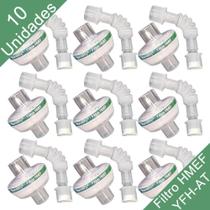 Filtro Respiratório Hmef Ventilação Mecânica Com 10 Unidades - SCAVIMEDICAL