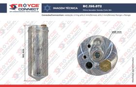 Filtro Secador Civic 1996 Em Diante 163Mm X 60Mm R134A