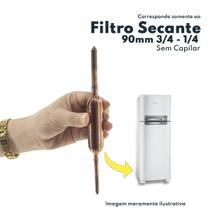 Filtro Secador de Cobre com Silica 3/4 90MM Ponteiras de 1/4 Sem Capilar Multimarcas - D-1876 - Friven