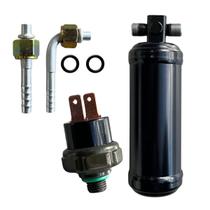 Filtro Secador Universal Com Pressostato 2 Vias + Conexões Filtro Secador Universal Com Pressostato 2 Vias + Conexões