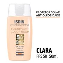 Filtro Solar ISDIN Fusion Water Color FPS 50 Com Cor Pele CLARA 50ml