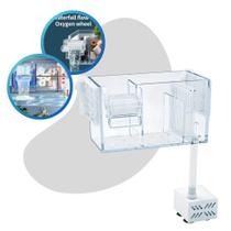 Filtro Sump Acrílico Hang On GD15 Jeneca Para Aquários Até 40 litros