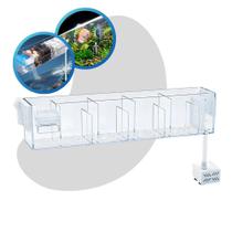 Filtro Sump Acrílico Hang On GD18 Jeneca Para Aquários até 120 litros