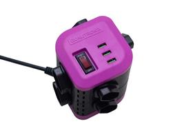 Filtro Torre Central Protetora 8 Tomadas - Lilas- Bivolt Filtro Torre Central Protetora 8 Tomadas - Lilas- Bivolt