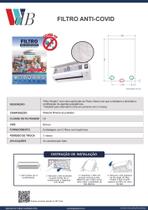 Filtro W Air p/ Ar Condicionado Split