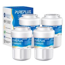 Filtros de água de geladeira PUREPLUS, 4 pacotes de substituição para MWF