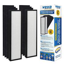 Filtros de ar com HEPA e pré-filtros de carbono: Pack de 2 + 6 - VEVA