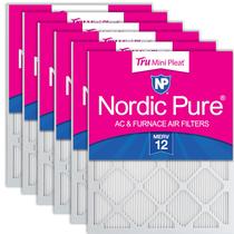 Filtros de ar HVAC Nordic Pure Tru Mini Pleat MERV 12 13x23 cm, pacote com 6