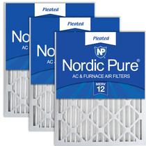 Filtros de ar Nordic Pure 15,5x24,5x4,5 cm MERV 12, pacote com 3 Filtros de ar Nordic Pure 15,5x24,5x4,5 cm MERV 12, pacote com 3