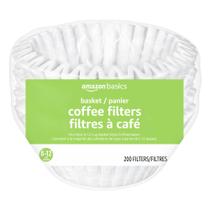 Filtros de café Amazon Basics para cafeteiras de 8 a 12 xícaras 200 Filtros de café Amazon Basics para cafeteiras de 8 a 12 xícaras 200