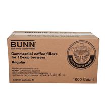Filtros de Café BUNN para Máquina Comercial de 12 xícaras - Pacote com 1000 unidades