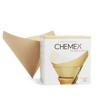 Filtros de café Chemex Natural Square 100ct Filtros de café Chemex Natural Square 100ct