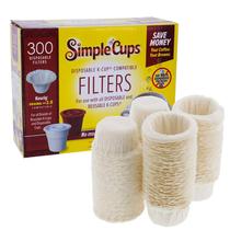 Filtros de café de papel descartáveis de 300 unidades para Keurig Filtros de café de papel descartáveis de 300 unidades para Keurig