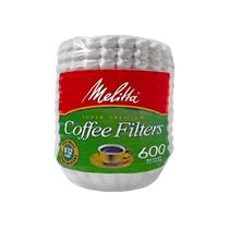 Filtros de Café Melitta - Pacote com 600 Unidades (para 8-12 xícaras) Filtros de Café Melitta - Pacote com 600 Unidades (para 8-12 xícaras)