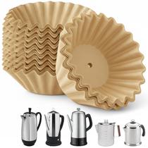Filtros de Café MIMORE 150 Unidades Não Branqueados para Percolador