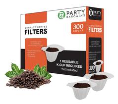 Filtros de café PARTY BARGAINS Papel descartável x300