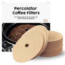 Filtros de café Percolator LIIZOUSUDA 50 unidades de papel natural Filtros de café Percolator LIIZOUSUDA 50 unidades de papel natural