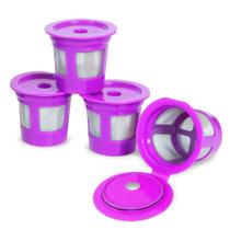 Filtros de café Perfect Pod Cafe Save reutilizáveis K Cup Pod, pacote com 4 Filtros de café Perfect Pod Cafe Save reutilizáveis K Cup Pod, pacote com 4