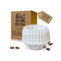 Filtros de café Pine & Pebble Large 500 Ct para cervejaria de 12 xícaras Filtros de café Pine & Pebble Large 500 Ct para cervejaria de 12 xícaras