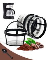 Filtros de café reutilizáveis FIFOKICHO para Mr. Coffee 4-5 Cup