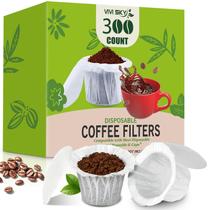 Filtros de café VIVI SKY K, copo de papel com tampa para Keurig, 300 unidades Filtros de café VIVI SKY K, copo de papel com tampa para Keurig, 300 unidades