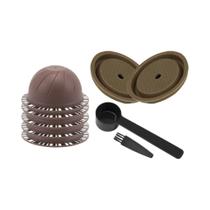 Filtros De Cápsulas De Café Compatíveis Com Nespresso Vertuo E Tampas De Vedação De Silicone 5