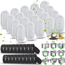 Filtros de fonte de água Cat Eyehoce, pacote com 40 unidades para fonte de 2 litros