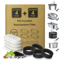 Filtros de fonte de água Cat KANCHOU, pacote com 8 unidades para fonte de 2 litros