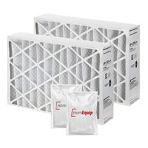Filtros de forno Homequip FC100A1029 16x25x4 MERV 11, pacote com 2 Filtros de forno Homequip FC100A1029 16x25x4 MERV 11, pacote com 2