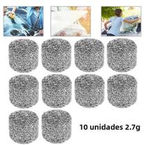 Filtros De Malha De Lança De Espuma 2.7g, 10 Peças De Substituição De Tablet De Aço Inoxidável Para