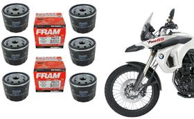 Filtros De Óleo Fram Ph6114 Motos Bmw F800GS F800GT F800R F800S F800ST K1300GT K1300R K1300S NUDA900R S1000RR - 6 Unidades