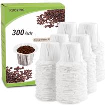 Filtros de papel de café para filtros Keurig reutilizáveis K Cup 300 unidades