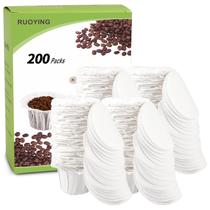 Filtros de papel de café RUOYING 200, pacote com tampa compatível Filtros de papel de café RUOYING 200, pacote com tampa compatível