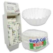 Filtros de Papel para Café FRESH 150 unidades 8-12 xícaras 2 Pacotes