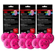 Filtros de Partículas e Odor 3M 2097P2-DC P100 - 3 Unidades Filtros de Partículas e Odor 3M 2097P2-DC P100 - 3 Unidades