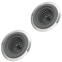 Filtros de pia Angchine Flexíveis de Silicone em Aço Inoxidável x2