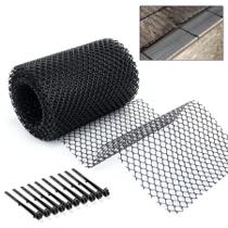Filtros De Proteção Para Calhas De Plástico Para Jardim Externo, Capa De Malha Anti-Entupimento Para