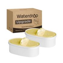 Filtros de reposição Certificado Waterdrop Upgrade NSF 53, 42 e 372 para todos os jarros e dispensadores Waterdrop, pacote com 2 Filtros de reposição Certificado Waterdrop Upgrade NSF 53, 42 e 372 para todos os jarros e dispensadores Waterdrop, pacote com 2