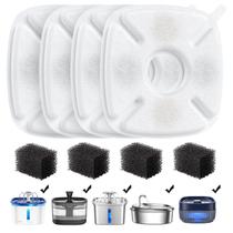 Filtros de reposição e esponjas de pré-filtro para a fonte de água Veken Cat Filtros de reposição e esponjas de pré-filtro para a fonte de água Veken Cat